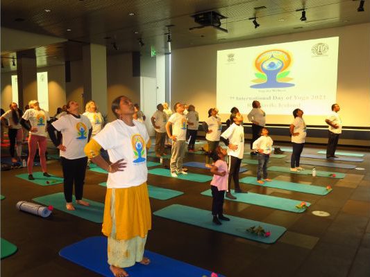 Celebration Of The 7th International Day Of Yoga 2021 In Iceland