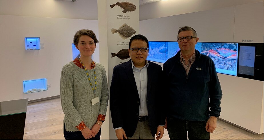 Ambassador T. Armstrong Changsan visited the Marine & Freshwater Research Institute (MFRI) Reykjavik, & met officials of UNU – FTP (United Nations University Fisheries Training Program). He was briefed about their development cooperation initiatives.