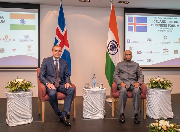 H.E. President Ram Nath Kovind addressed the India-Iceland Business Forum in Reykjavik (Iceland) on 11.09.2019
