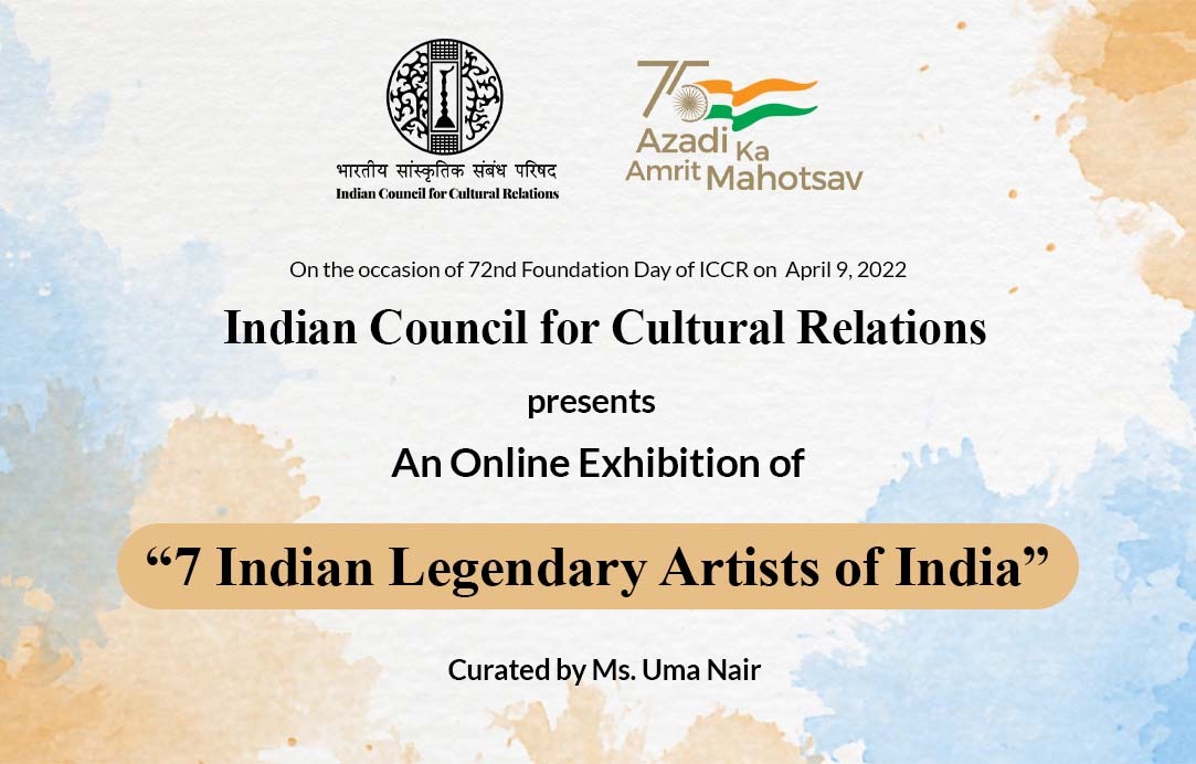 Online exhibition of "Visiting 7 Indian Legendary Artists�