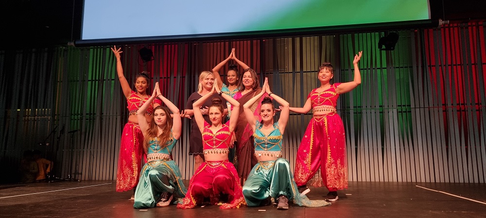  Indian Cultural Programme at Harpa Concert Hall and Conference Centre with participation of Indian community members and local Bollywood dance troupe, 20 August 2022