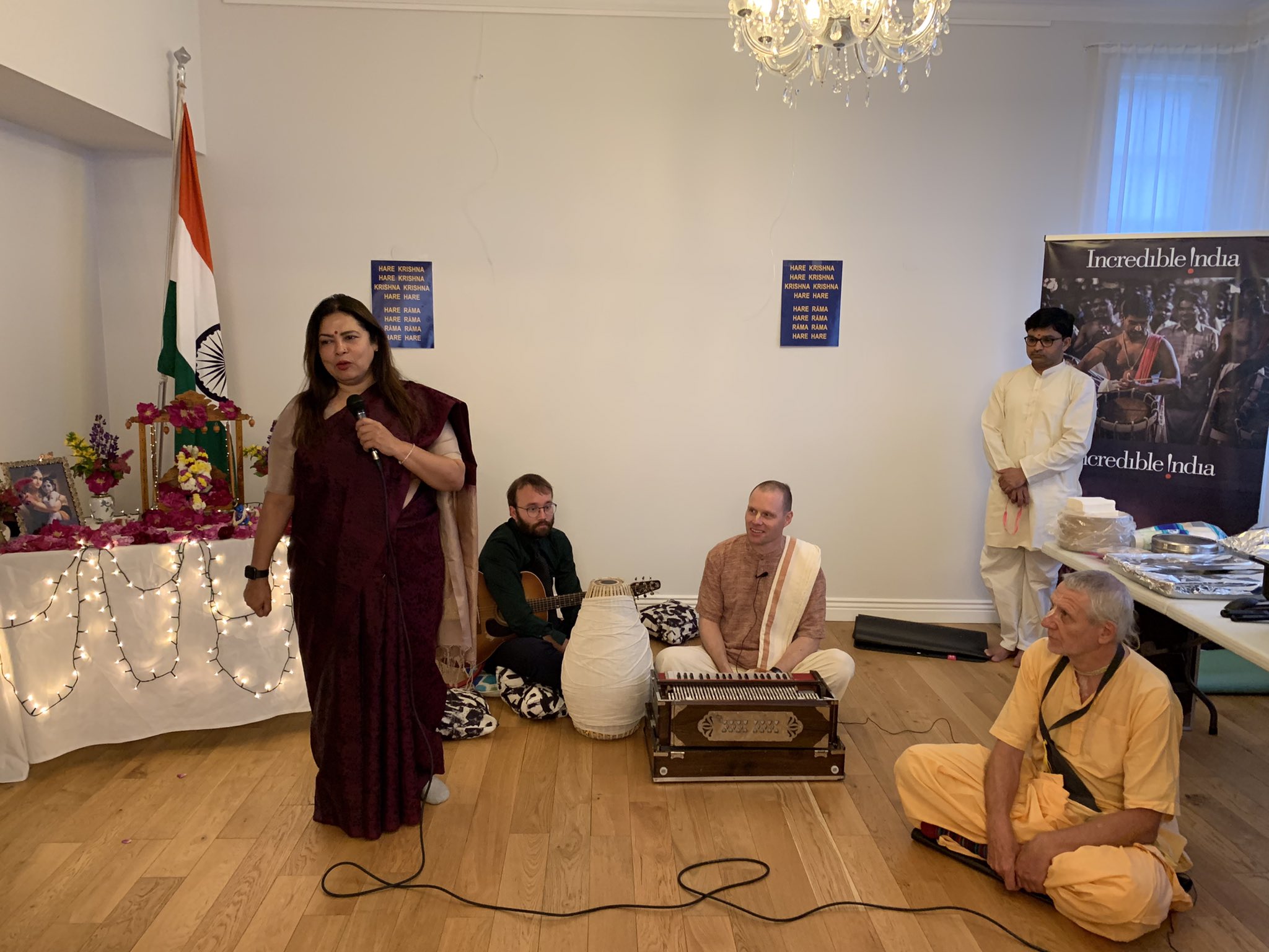 Celebration of Sri Krishna Janamashtami with ISKCON Iceland and Indian Community in Iceland, 19 August 2022