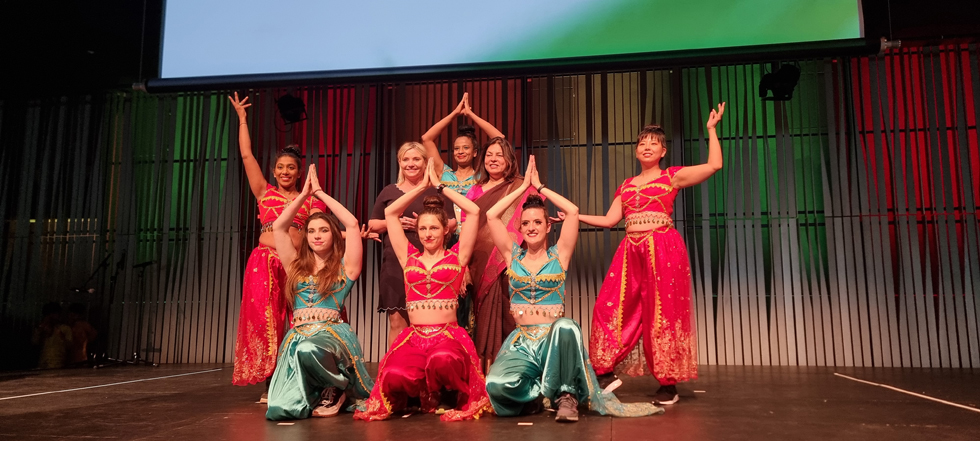 Indian Cultural Programme at Harpa Concert Hall and Conference Centre with participation of Indian community members and local Bollywood dance troupe, 20 August 2022